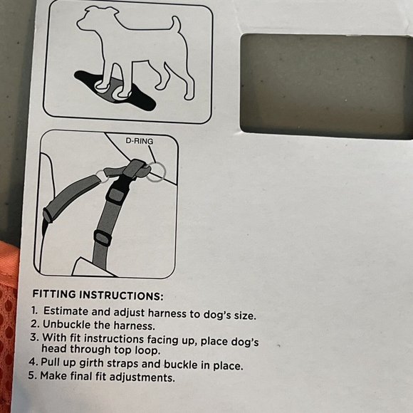 Boots & Barkley Peach Floral Dog Harness Size Large Up to 90 lbs New - Picture 6 of 11